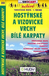 Hostýnské a Vizovické vrchy Bílé Karpaty 1:100 000