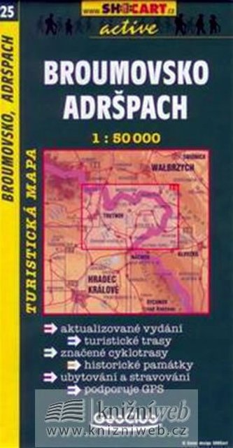 SC 025 Broumovsko, Adršpach 1:50 000