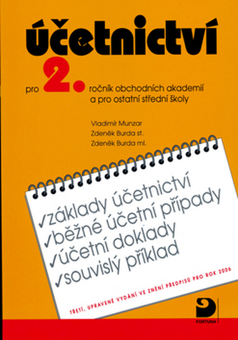 Účetnictví pro 2. ročník obchodních akademií a pro ostatní střední školy