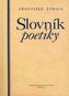 Slovník poetiky