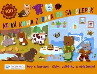 Velká kniha zábavných samolepek Velká kniha zábavných samolepek
