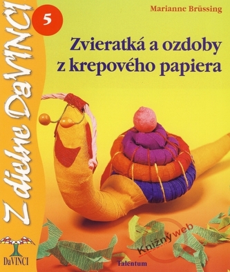 Zvieratká a ozdoby z krepového papiera