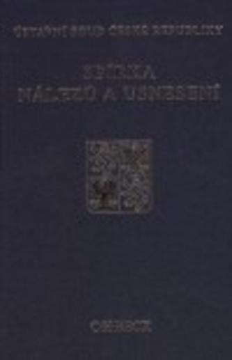 Sbírka nálezů a usnesení ÚS ČR, svazek  31