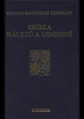 Sbírka nálezů a usnesení ÚS ČR, svazek  18