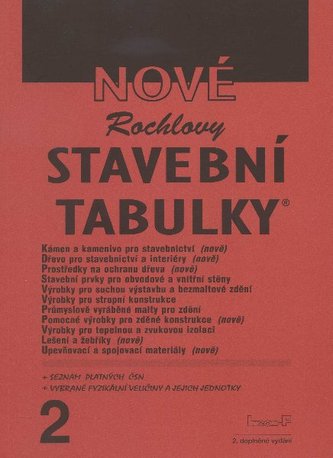 Nové Rochlovy stavební tabulky 2