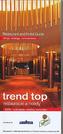 Trend top reštaurácie a hotely 2010