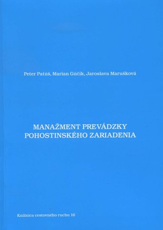 Manažment prevádzky pohostinského zariadenia