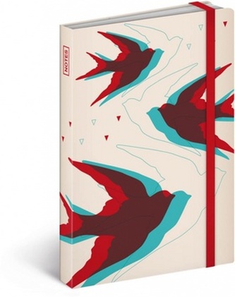 Notes Birds Mini, 9 x 13 cm