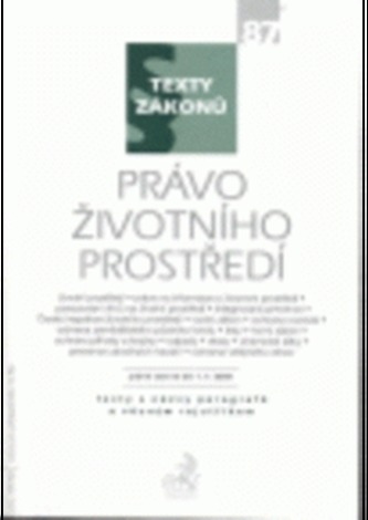 Právo životního prostředí k 1.7.2008,č.87