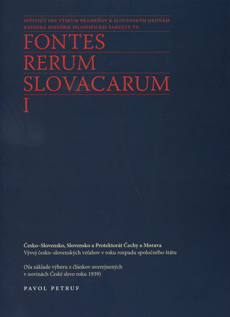 Fontes Rerum Slovacarum I