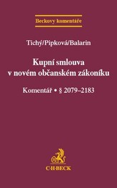 Kupní smlouva v novém občanském zákoníku