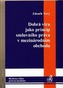 Dobrá víra jako princip smluvního práva v mezinárodním obchodu