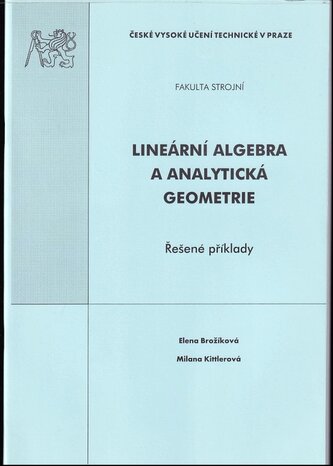 Lineární algebra a analytická geometrie