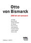 Otto von Bismarck - 200 let od narození