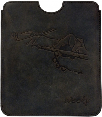 Puzdro 16,8x14,7 Saudek hnedá koža natur eWooky