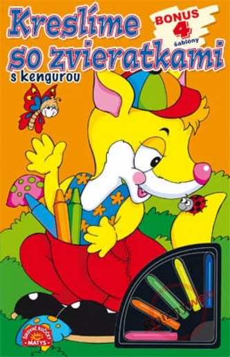 Kreslíme so zvieratkami - s kengurou