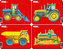 Puzzle Pracovní stroje - 4ks 10 dílků