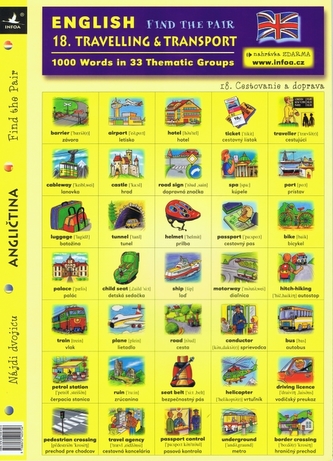 English - Find the Pair 18. (Travelling & Transport)