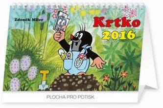 Krtko - stolní kalendář 2016