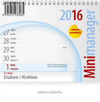 Minimanager - stolní kalendář 2016
