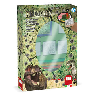 Razítka dino,box  4ks