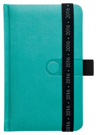 Diář 2016 Trendy tyrkysový kapesní