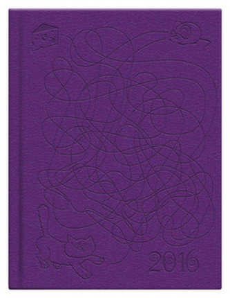 Diář 2016 Tom fialový týdenní