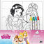 Princezny - Omalovánky puzzle