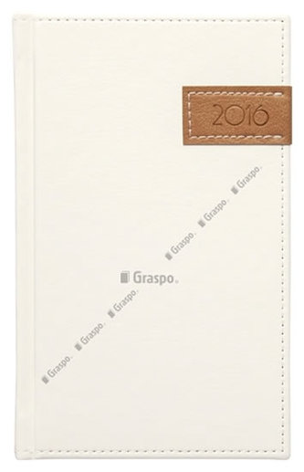 Diář 2016 Erebos bílý kapesní