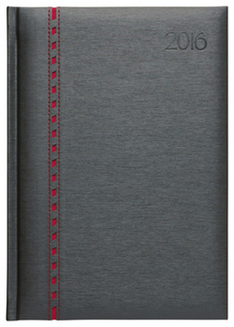 Diář 2016 Orion šedý týdenní A5