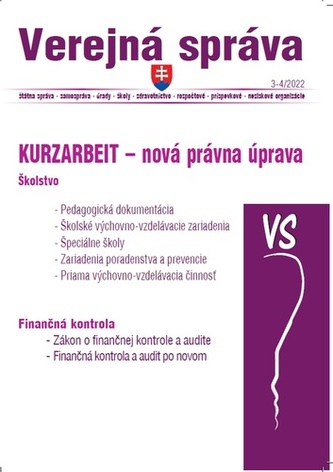 VS 3-4/2022  – Kurzarbeit, Školstvo