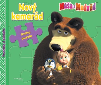 Máša a medvěd - Nový kamarád (kniha s puzzle)