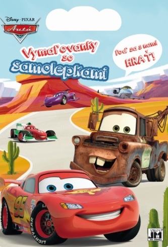 Vymaľovanky so samolepkami - Autá