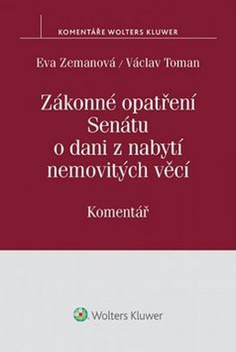 Zákonné opatření Senátu o dani z nabytí nemovitých věcí