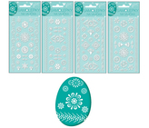 Samolepky 832 velik.gelové bílé 19 x 9cm