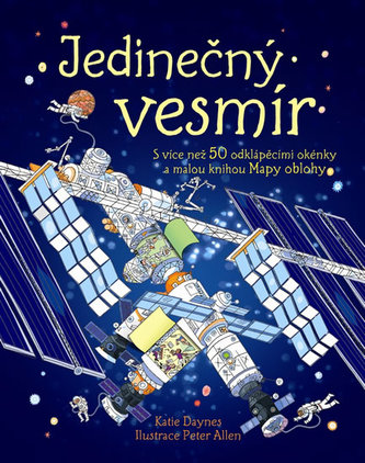 Jedinečný vesmír s více než 50 odklápěcími okénky a malou knihou Mapy oblohy