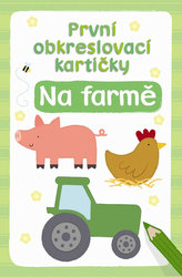 První obkreslovací kartičky - Na farmě