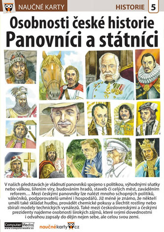 Naučné karty Osobnosti české historie Panovníci a státníci