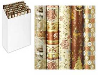 Balící papír vánoční role Premium Elegance