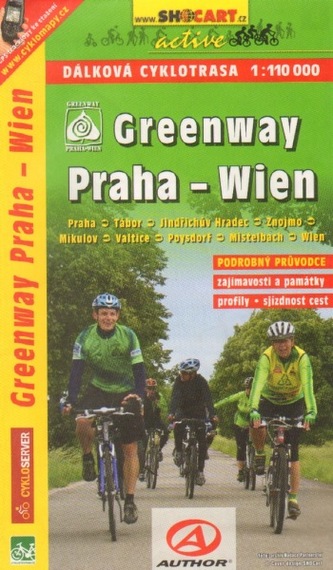 Greenway Praha-Wien 1:110T dálk.cyklotrasa