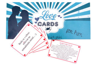 LOVE CARDS - Karty splněných přání PRO NĚHO LOVE CARDS - Karty splněných přání PRO NĚHO