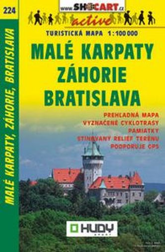 SC 224 Malé Karpaty, Záhorie, Bratislava 1:100 000