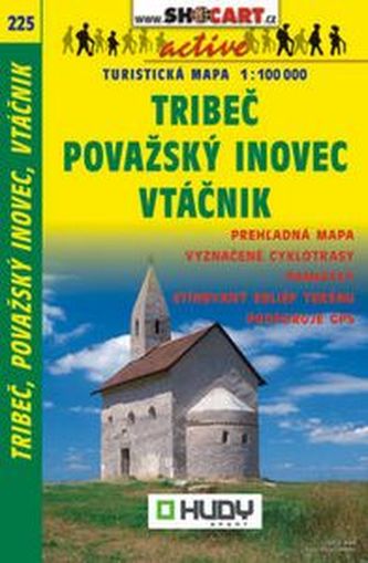 SC 225 Tribeč, Považský Inovec, Vtáčnik 1:100 000