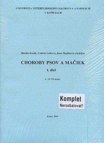 Choroby psov a mačiek - I. diel, A-B
