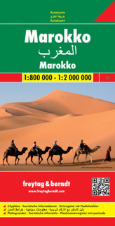 Maroko mapa 1:800 000 / 1:2 000 000 Freytag & Berndt