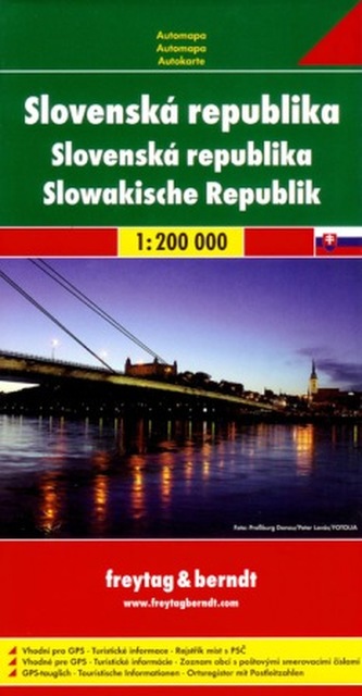 AK 7501 Slovensko 1:200 000 / automapa