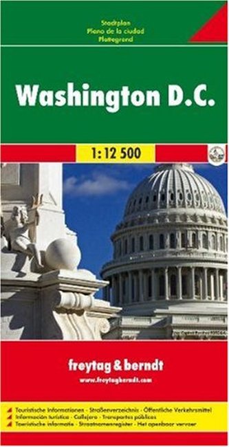 Washington D. C. 1:12,5T/plán města