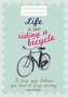 Sešit - Life is like riding a bicykle