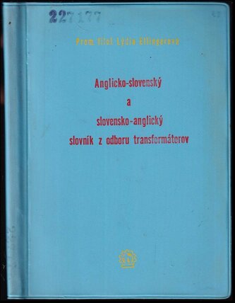 Anglicko-slovenský a slovensko-anglický slovník