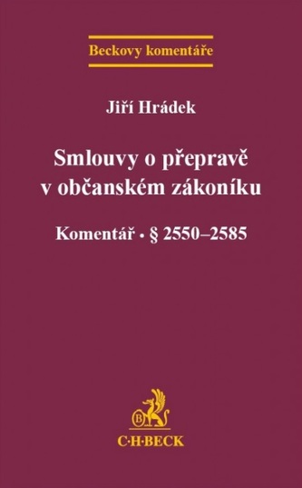 Smlouvy o přepravě v občanském zákoníku